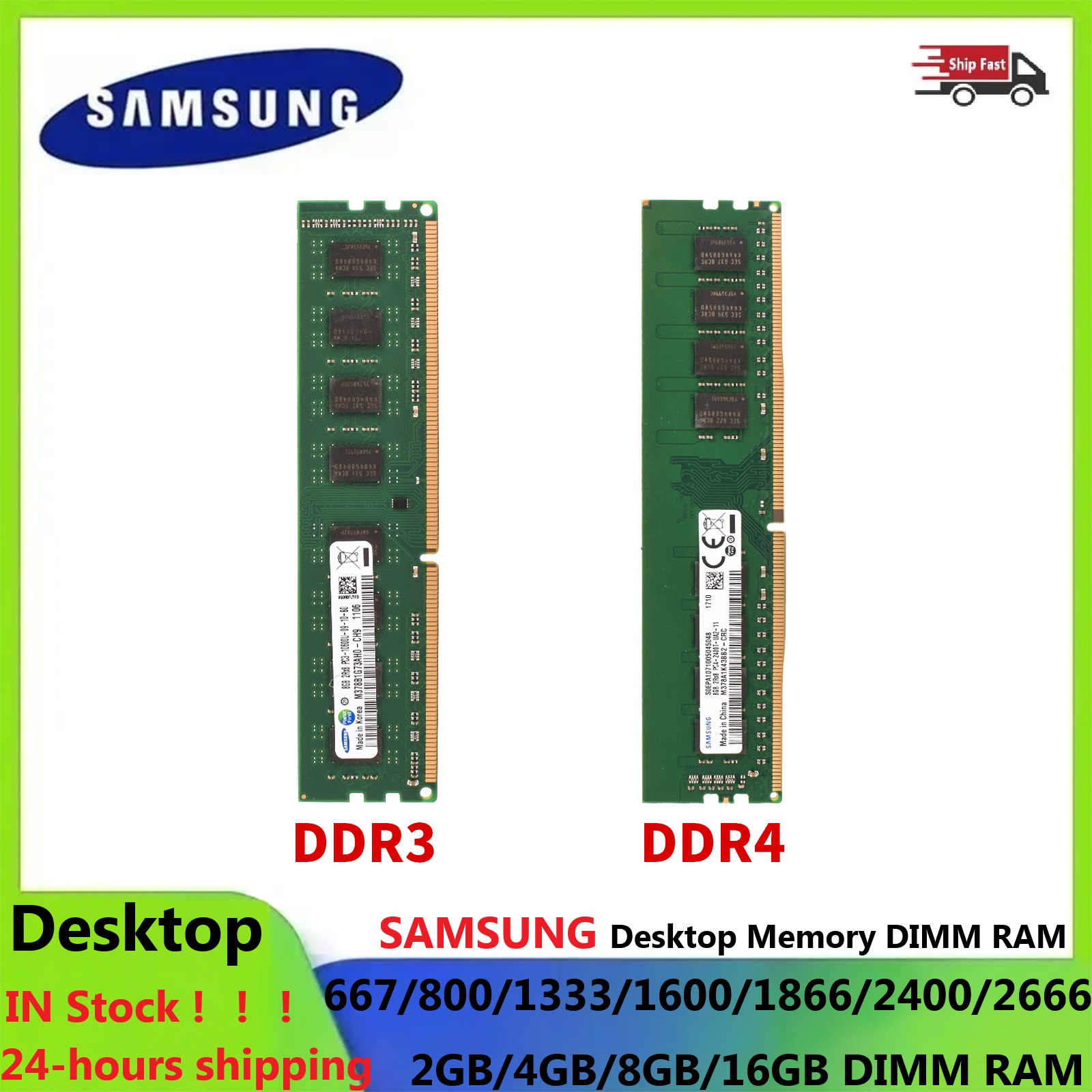 Server Memory Ddr4 - SAMSUNG Desktop RAM DIMM Geheugen DDR3