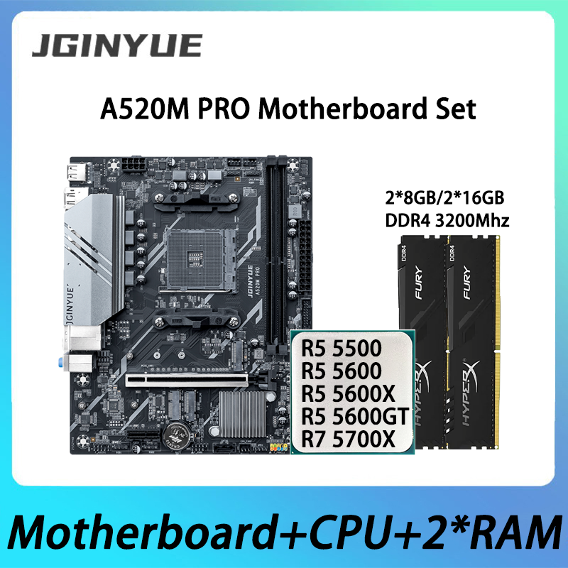 Ddr4 3200Mhz - JGINYUE A520M PRO moederbordkit met AMD