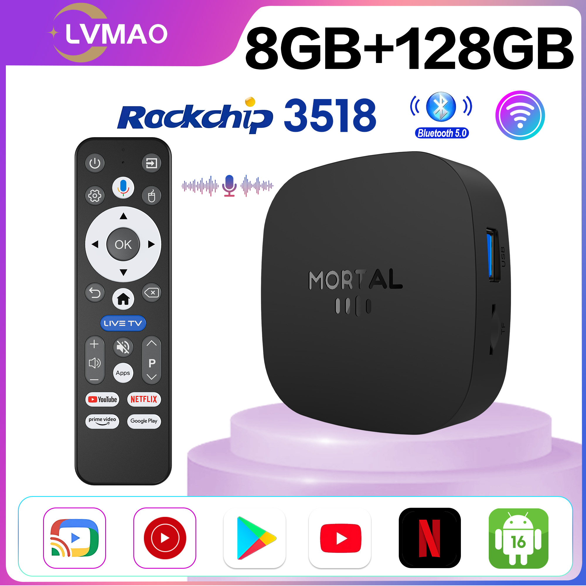 Ddr3 8Gb - 2026 NIEUWE TV BOX T1+ RK3518