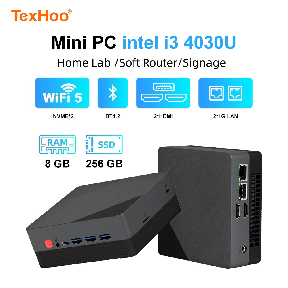 Texhoo MINI PC Intel Core I3 4 - Ram Memory Module recensie en prijs