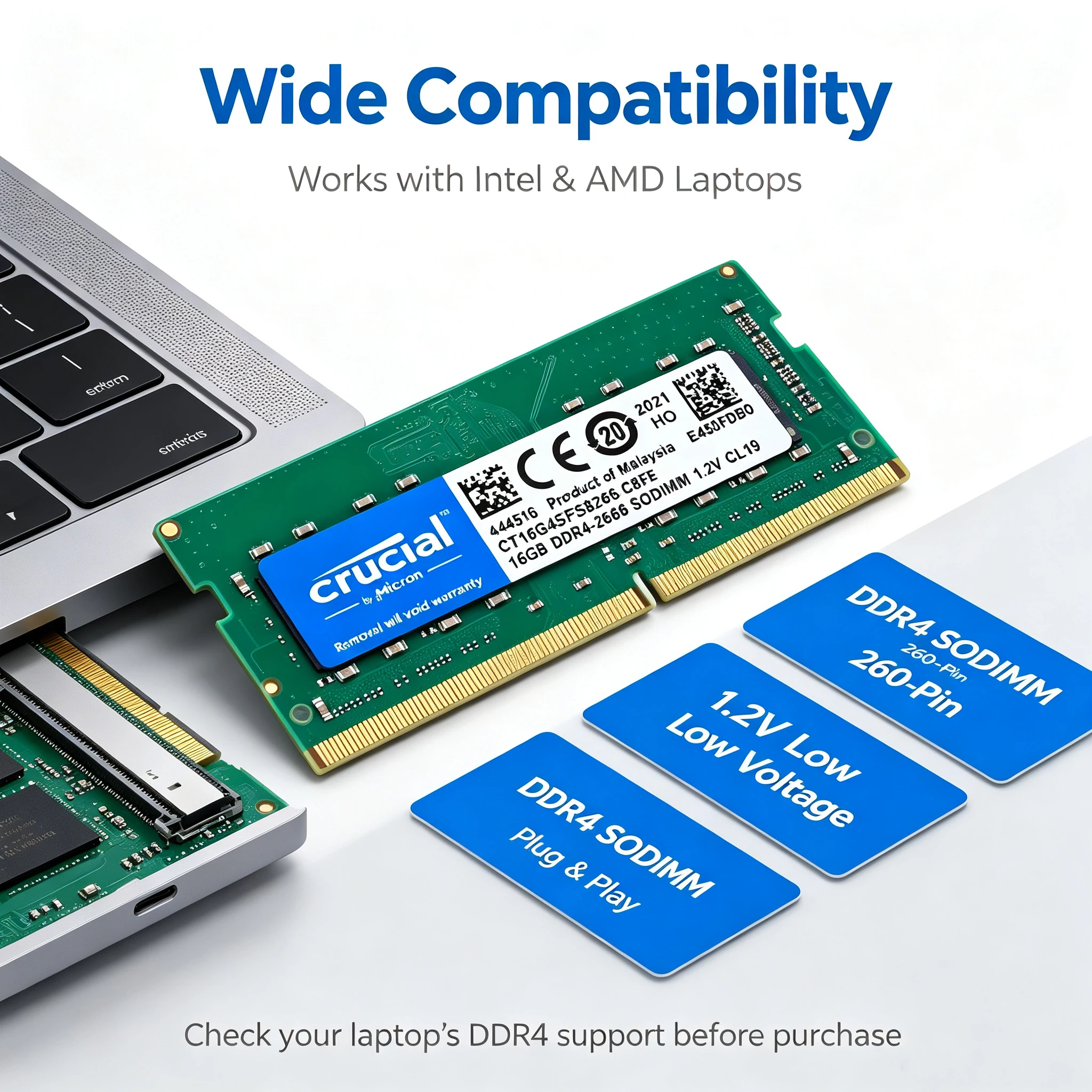 Cruciale DDR4 Laptop RAM SODIM - Sodimm Ddr4 recensie en prijs