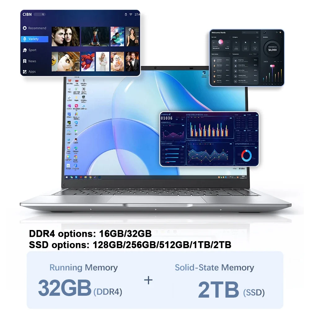 2026 Nieuwe 14,1 inch ultradun - Ddr4 Laptop Ram recensie en prijs