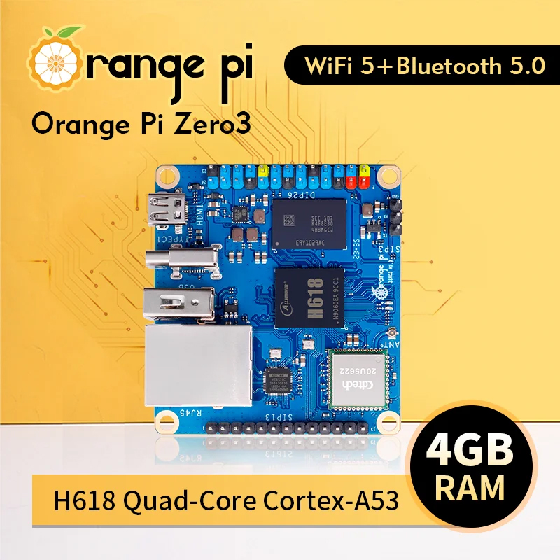 Orange Pi Zero 3 1GB 1.5GB 2GB - Ram Memory Module recensie en prijs