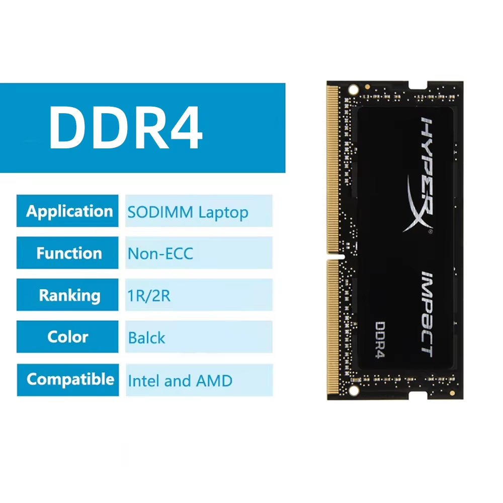 HyperX Laptop RAM DDR4 4GB 8GB - Server Memory Ddr4 recensie en prijs