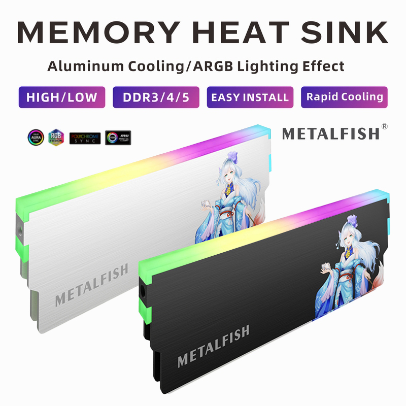 METALFISH DRAM Heatsink 5V-3PI - Ram Memory Module recensie en prijs