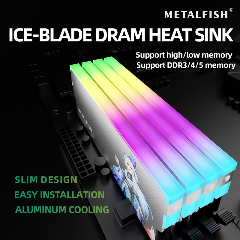 METALFISH DRAM Heatsink 5V-3PI - Ram Memory Module recensie en prijs